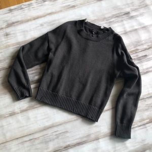 DANCE & MARVEL SWEATER/ Woman’s size Large / Distressed with glitter Star detail